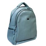 Mochila Masculina Verde Couro