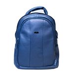 Mochila Masculina Azul Marinho Couro