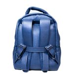 Mochila Masculina Azul Marinho Couro