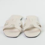 Sandália Rasteira Off White Hellen Couro