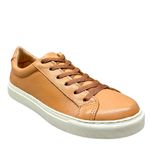 Tênis Confort Feminino Mel Couro