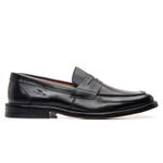 Mocassim Masculino Alfe Semi Acabado Preto Samello