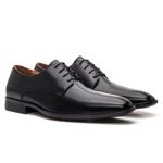 Sapato Classico Social Semi Acabado Sidney Preto