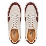Sapatênis Masculino Oslo Floater OfF White Nobuck Bordo Samello