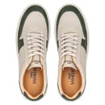 Sapatênis Masculino Oslo Floater OfF White Nobuck Verde Militar Samello