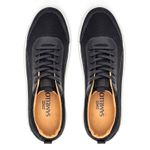 Sapatênis Masculino Zepellin Nobuck Preto/Nylon Preto Samello