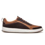 Sapatênis Masculino Zepellin Nobuck Café/Nylon Bege Samello