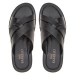 Sandália Masculina Astrus Absolut Preto Samello