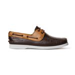 DECKSHOES MASCULINO MOL LATEGO CAFÉ/PAPAYA SAMELLO