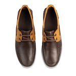 DECKSHOES MASCULINO MOL LATEGO CAFÉ/PAPAYA SAMELLO