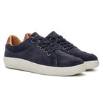 Sapatênis Feminino Vannees Marinho/Confort Taupe Samello 