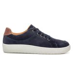 Sapatênis Feminino Vannees Marinho/Confort Taupe Samello 