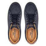 Sapatênis Feminino Vannees Marinho/Confort Taupe Samello 