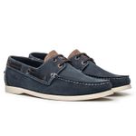 Deckshoes Masculino Aleph Nobuck Náutico/Rato Samello