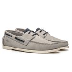 Deckshoes Masculino Aleph Nobuck Gelo/Náutico Samello