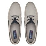 Deckshoes Masculino Aleph Nobuck Gelo/Náutico Samello