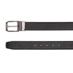 Cinto Dupla Face Masculino Dancalf Preto/Floater Brown Samello