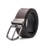 Cinto Dupla Face Masculino Dancalf Preto/Mouro Samello