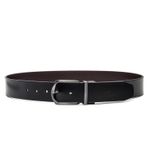 Cinto Dupla Face Masculino Dancalf Preto/Mouro Samello