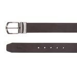 Cinto Dupla Face Masculino Dancalf Preto/Mouro Samello