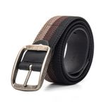 Cinto Dupla Face Masculino Elástico Soleta Rocket Preto Samello