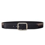 Cinto Dupla Face Masculino Elástico Soleta Rocket Preto Samello