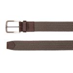 Cinto Masculino Elástico Trançado Café/Soleta Trançada Samello