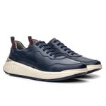 Sport Tênis Shar Absolut Azul/Conhaque Samello