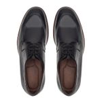 Clássico Sola Couro Milei Naturalle Preto Samello