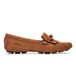 Drive Feminino Summer Nobuck Ferrugem Samello