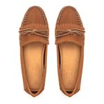 Drive Feminino Summer Nobuck Ferrugem Samello