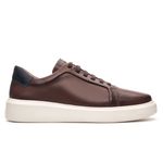 Sapatênis Masculino Sabino Semi Acabado Mahogany/Marinho Samello