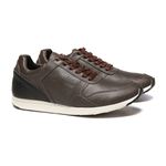 Sapatênis Masculino Maxx Jogger Café e Preto