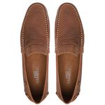 Drive Masculino Gatti Crazy Horse Dark Brown Samello