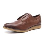 Derby Casual Masculino Clio Vintage Café Sapato Masculino 