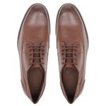 Derby Casual Masculino Clio Vintage Café Sapato Masculino 