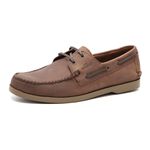 Deckshoes Masculino Jerry Crazy Horse Dark Brown Samello