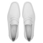 Comfort Gel Loafer Masculino Oviedo Branco samello