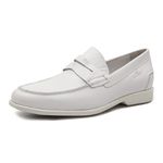 Comfort Gel Loafer Masculino Oviedo Branco samello