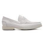 Comfort Gel Loafer Masculino Oviedo Branco samello