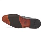 Elevator Social Masculino Loafer Sentra Preto Samello