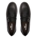 Mocassim Masculino Soul Preto Samello