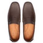 Drive Masculino Loafer Mocassim Toscana Café Samello