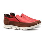 Tenis Casual Masculino Elevator Gasher Vermelho/Chocolate Samello