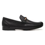 Mocassim Loafer Masculino Compass Preto Samello