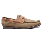 Deckshoes Masculino Lace Amendoa & Papaya - 44 Ao 48 - Samello