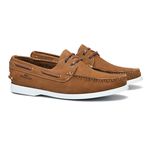 Deckshoes Masculino Mol Taupe Nobuck Samello