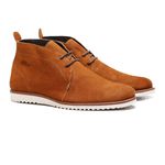 Bota Casual Masculina Caramelo Nobuck Samello