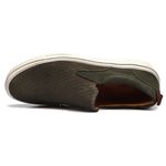 Tenis Casual Masculino Verde-Musgo Camurça Samello