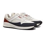 Tenis Branco - Azul/Vermelho Samello